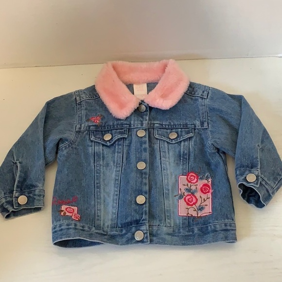 Other - Toddler Embroidered Jean Jacket. Sz 24 mos